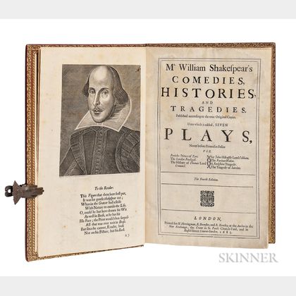 Shakespeare, William (1564-1616) Mr. William Shakespears Comedies, Histories, and Tragedies. Published according to the true Original 