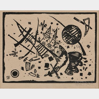 Wassily Kandinsky (Russian, 1866-1944) Holzschnitt für die Ganymed-Mappe