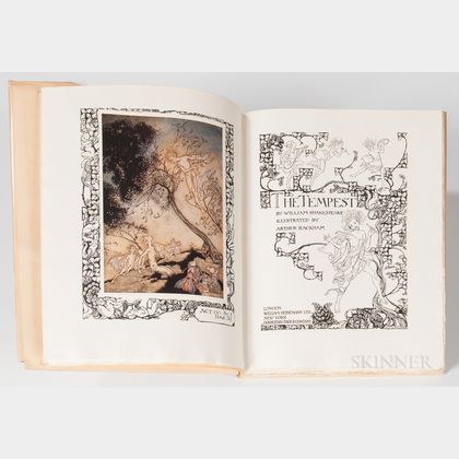 Rackham, Arthur, illus. (1867-1939) William Shakespeare's The Tempest , Signed Limited Edition.