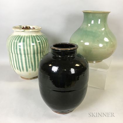Two Storage Jars and a Vase
