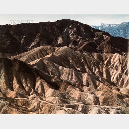 Ansel Adams (American, 1902-1984) View of Zabriskie Point, Death Valley