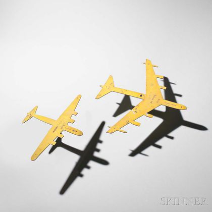 Sheet Aluminum Bomber Silhouette Models