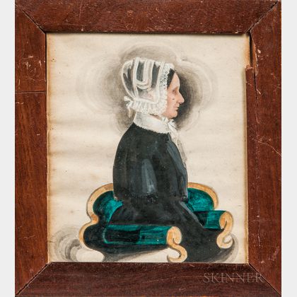 James Sanford Ellsworth (American, 1802/03-1874) Portrait of Marcia Treat