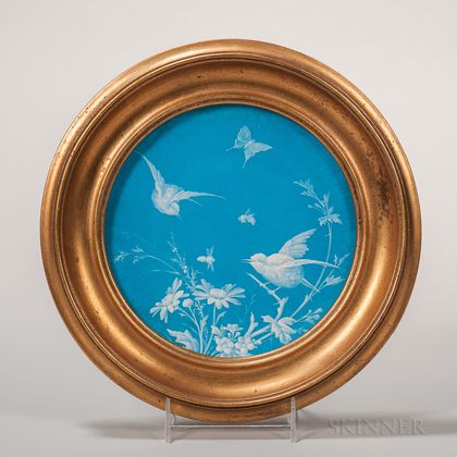 Minton Porcelain Turquoise-glazed Plate