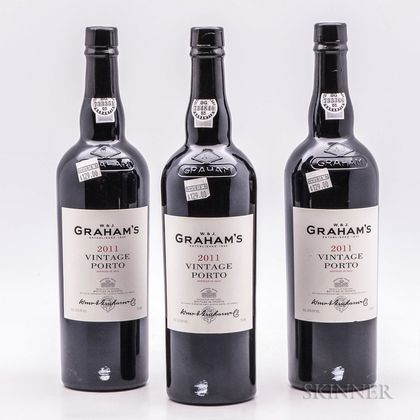 Grahams Vintage Port 2011, 3 bottles 
