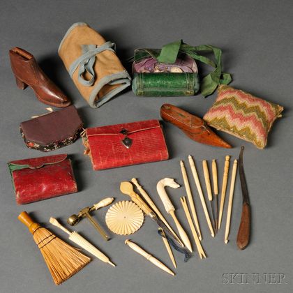Group of Needlework and Household Accessories