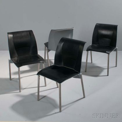 Four Frank Gehry Fog Chairs 