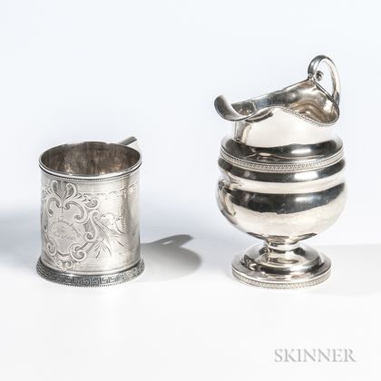 Two Pieces of American Silver Tableware
