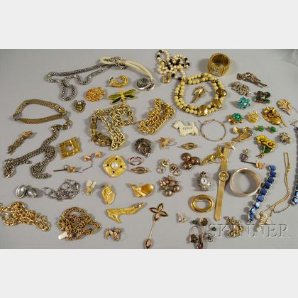 Large Collection of Costume and Designer Jewelry