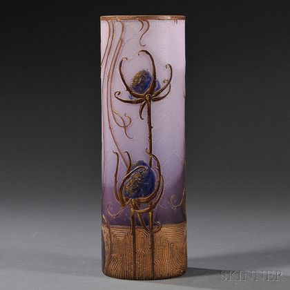 Art Nouveau Mont Joye Vase 