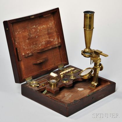 T. Blunt & Son Cased Microscope