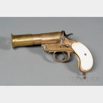 Brass Flare Gun by Wolselley