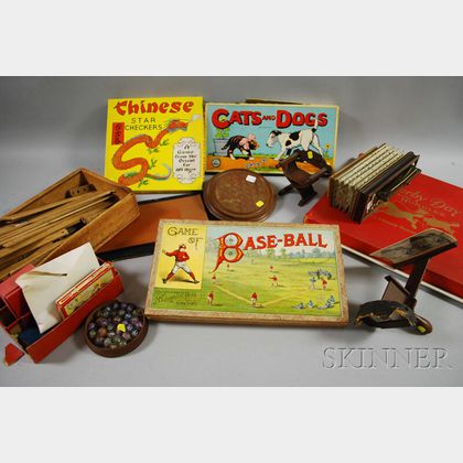 Group of Miscellaneous Toys and Lithographed Games