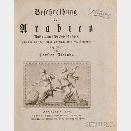 Niebuhr, Carsten (1733-1815) Beschreibung von Arabien