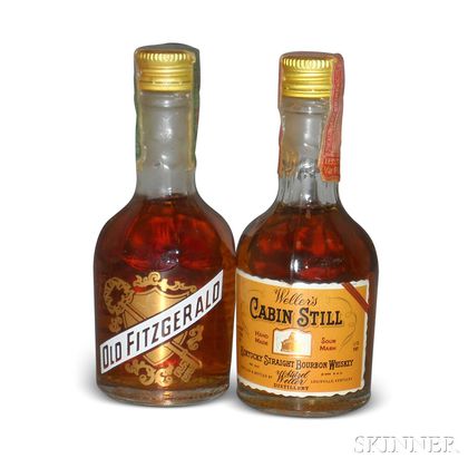 Mixed Bourbon Minis, 2 1/10 pint bottles 