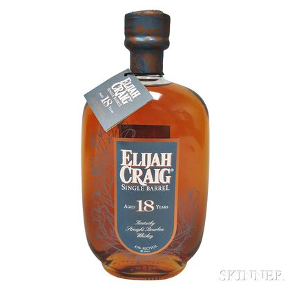 Elijah Craig Single Barrel 18 Years Old, 1 750ml bottle 