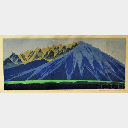 Shinjiro Nozaki (Japanese, b. 1923) Mountain.