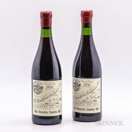 R. Lopez de Heredia Vina Bosconia Gran Reserva 1987, 2 bottles 