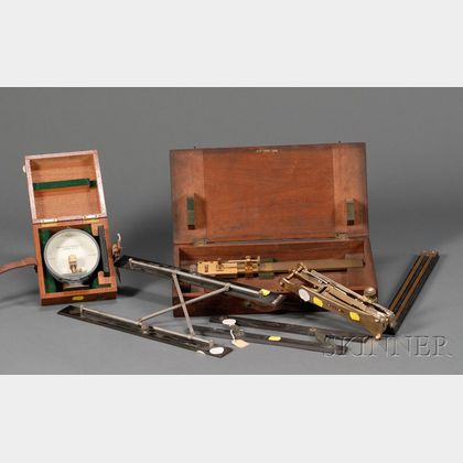 Six Measuring and Drafting Instruments by Various Makers