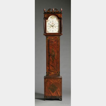 Riley Whiting Painted Tall Clock
