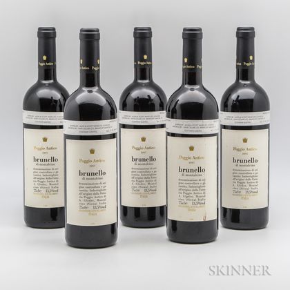 Poggio Antico Brunello di Montalcino 1997, 5 bottles 