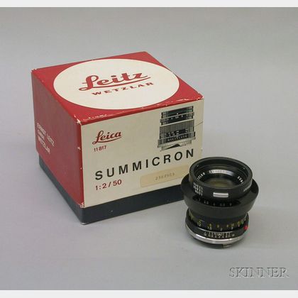 Leitz Summicron f/2 50mm Lens No. 2387503