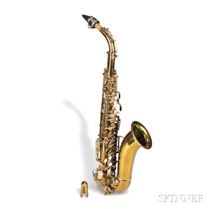 American Soprano Saxophone, Conn F Mezzo, C.G. Conn, Elkart, Indiana, c. 1888-93