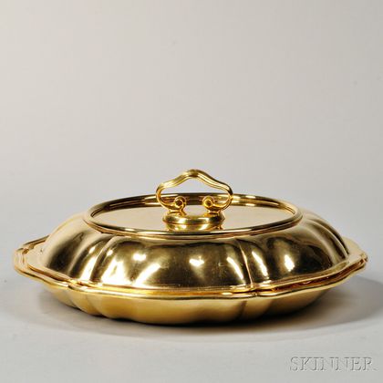 Buccellati Sterling Silver-gilt Entree Dish and Cover