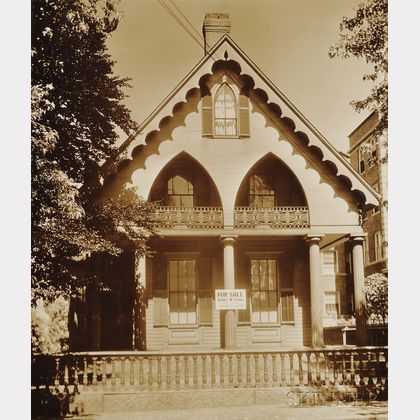 Walker Evans (American, 1903-1975) Wooden Gothic Revival House, Cambridge, Massachusetts