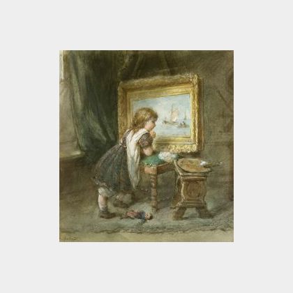 Mari Ten Kate (Dutch, 1831-1910) In the Artist&#39;s Studio