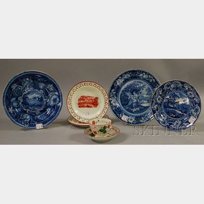 Seven Pieces of English Staffordshire