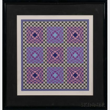 Victor Vasarely (Hungarian/French, 1906-1997) Jatek