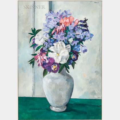 Tosca Olinsky (American, 1909-1984) Flowers in a Vase