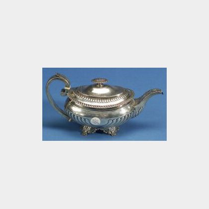Late George III Silver Teapot