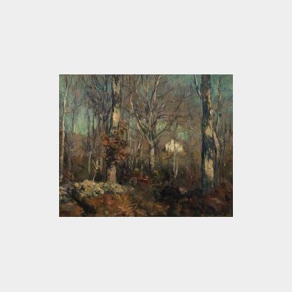 Charles Harold Davis (American, 1856-1933) Autumn Woods