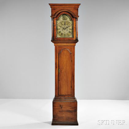 Walnut Tall Case Clock