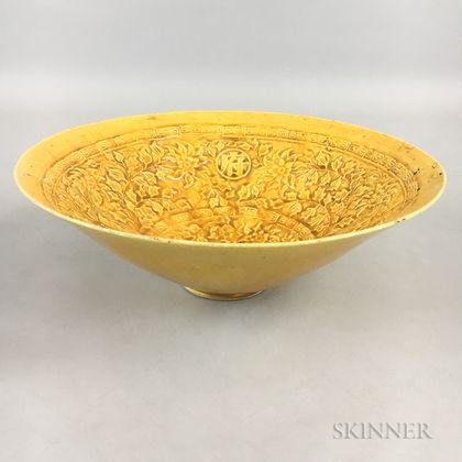 Yellow-glazed Bowl