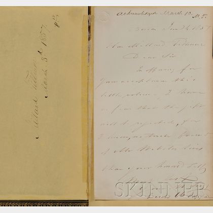 (Fillmore, Millard, 1800-1874),his copy, & Webster, Daniel (1782-1852)