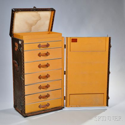 Sold at Auction: Louis Vuitton Monogram Wardrobe Trunk