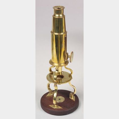 Brass Culpeper-type Microscope