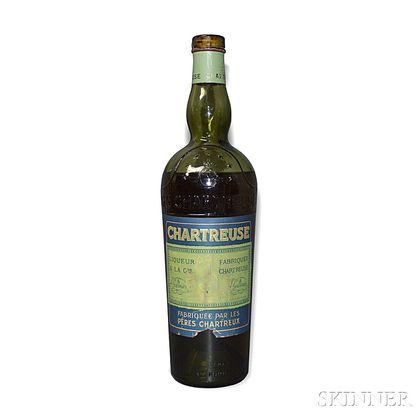 Chartreuse Green Chartreuse, 1 4/5 quart bottle 