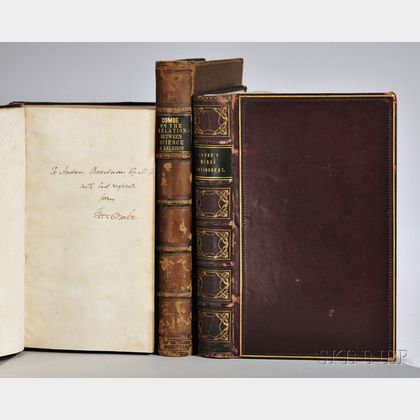 Combe, George (1788-1858) Three Signed Titles.