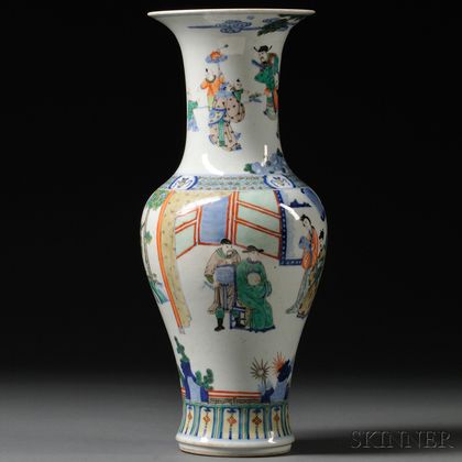 Famille Verte Yanyan Vase