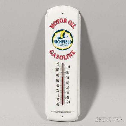 Richfield Hi-Octane Showroom Thermometer.
