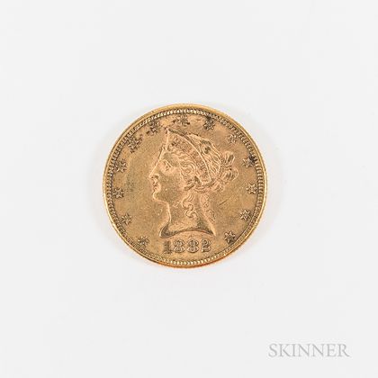 1882 $10 Liberty Head Gold Eagle