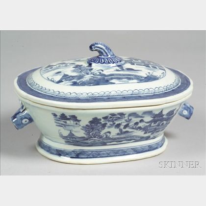 Canton Covered Porcelain Tureen