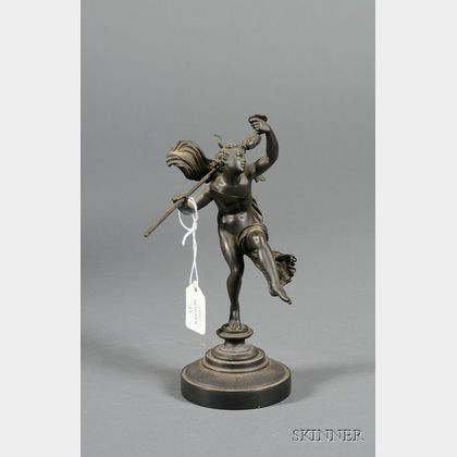 Small Bronze "Grand Tour" Figure of a Dancing Bacchante