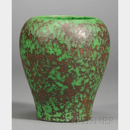 Weller Pottery Coppertone Line Vase