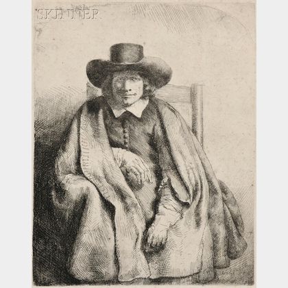 Rembrandt van Rijn (Dutch, 1606-1669) Clement de Jonghe, Printseller