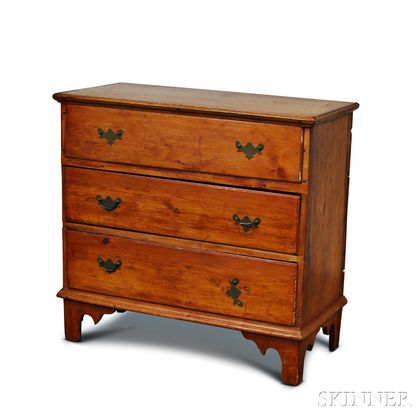 Country Pine Two-drawer Blanket Chest
